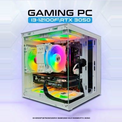 Игровой компьютер Слеза гаста: i3-12100F, RTX 3050 8Gb