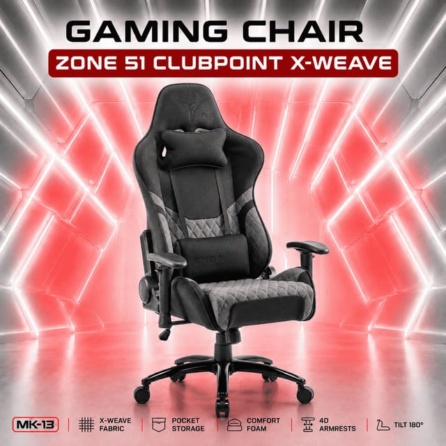 Игровое кресло CLUBPOINT X-WEAVE