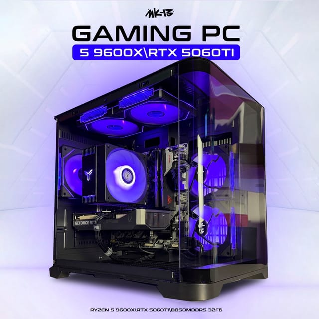 Игровой компьютер Void: Ryzen 5 9600X, RTX 5060 Ti 16Gb