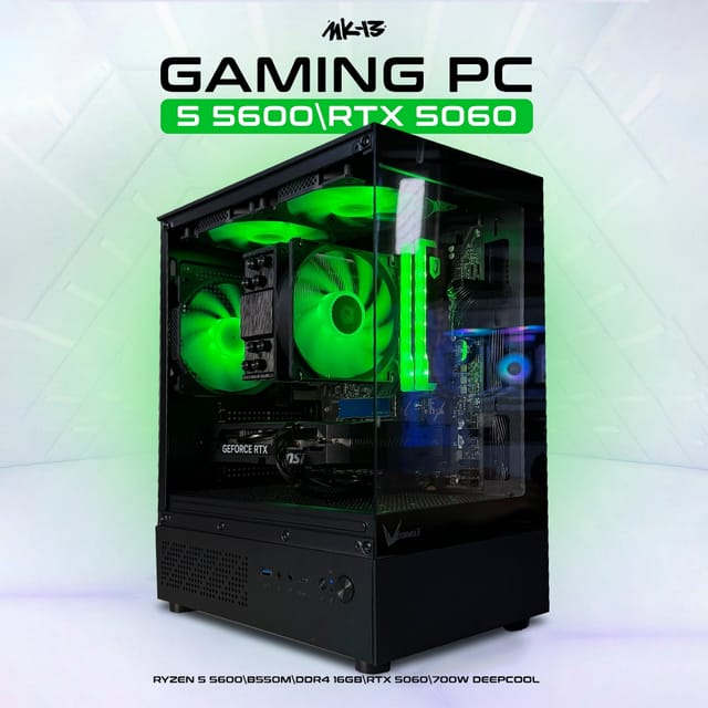Игровой компьютер Изумруд: Ryzen 5 5600, RTX 5060 8Gb