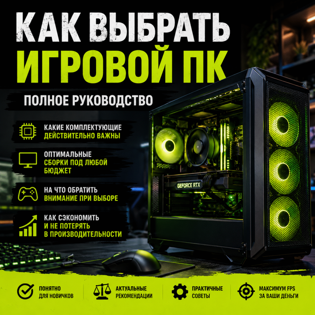 Как выбрать игровой ПК в 2026 году